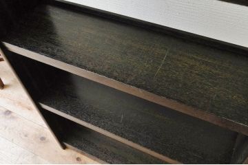 ★美品!古い木のシックな縦型本棚