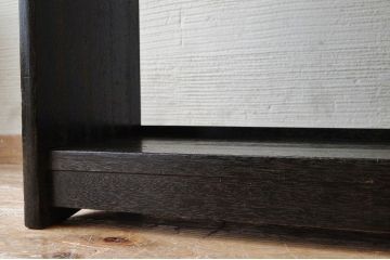 ★美品!古い木のシックな縦型本棚