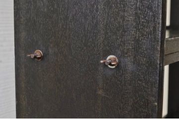 ★美品!古い木のシックな縦型本棚