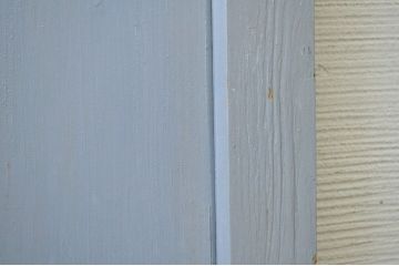 古い木の使い込まれたガラスドアノブダイヤガラス扉4
