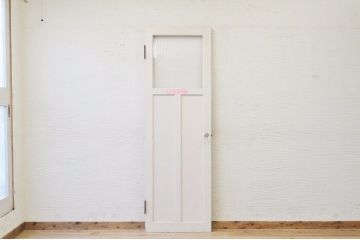 ペンキの剥げたガラスドアノブモールガラス扉7
