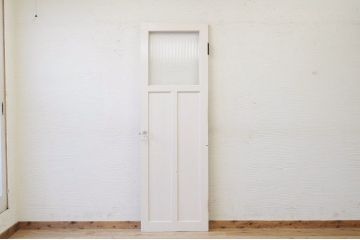 ペンキの剥げたガラスドアノブモールガラス扉7