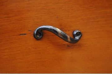 極上美品!古いナラ材の組み立て式両袖机(作業台付き)