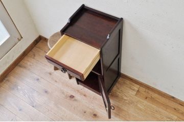 中古　飛騨産業キツツキマーク電話台