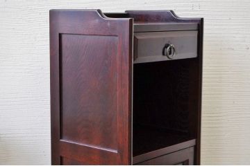 中古　飛騨産業キツツキマーク電話台
