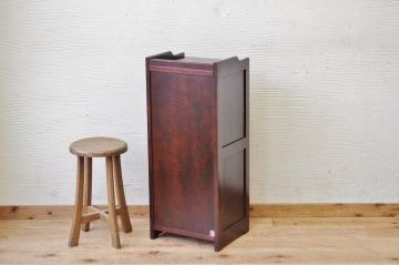 中古　飛騨産業キツツキマーク電話台