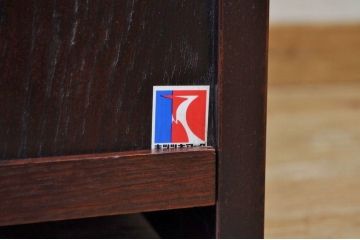 中古　飛騨産業キツツキマーク電話台
