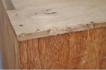 アンティーク家具　古い木味のモールガラスローボード