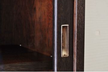 アンティーク家具　◇1970年代シンプルな二段重ね収納棚(飾り棚・食器棚)