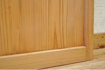 古い木味のモールガラスドア(扉)