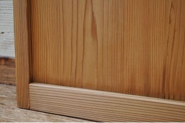 古い木味のモールガラスドア(扉)