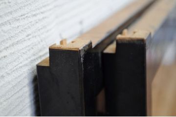 古民具　アンティーク組子書院ガラス戸2枚セット