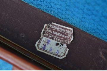 アンティーク雑貨　美しいアンティーク本革トランク