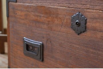 アンティーク家具　アンティーク　モダンデザインの時代箪笥ローボード1