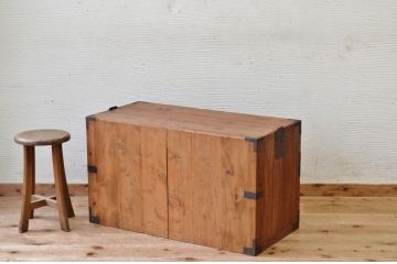 アンティーク家具　アンティーク　モダンデザインの時代箪笥ローボード1