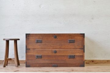 アンティーク家具　アンティーク　モダンデザインの時代箪笥ローボード2