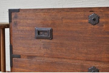 アンティーク家具　アンティーク　モダンデザインの時代箪笥ローボード2