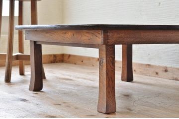 レトロ家具　レトロなアンティーク　丸型ちゃぶ台1
