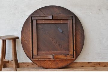 レトロ家具　レトロなアンティーク　丸型ちゃぶ台1