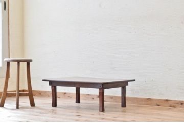 レトロ家具　レトロなアンティーク　角型ちゃぶ台