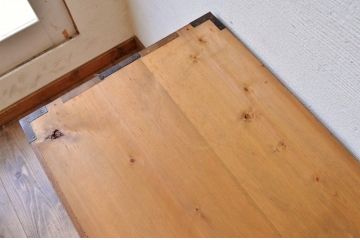 アンティーク家具　古民具　前面欅五丁引き二本松箪笥