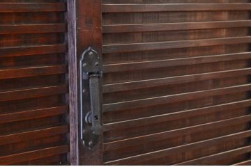 極上美品!シックな二段重ね時代箪笥帳場箪笥
