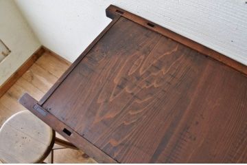 アンティーク家具　☆古民具　骨董　上質な丸桟仕上げの三尺水屋箪笥
