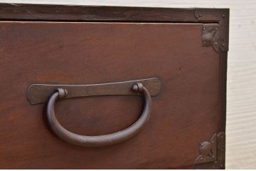アンティーク家具　前面欅!アンティーク時代箪笥ローボード1
