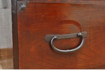 アンティーク家具　前面欅!アンティーク時代箪笥ローボード1