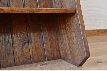 アンティーク家具　高級品!総桐材の階段風飾り棚(陳列棚)
