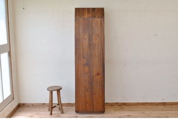 アンティーク家具　高級品!総桐材の階段風飾り棚(陳列棚)