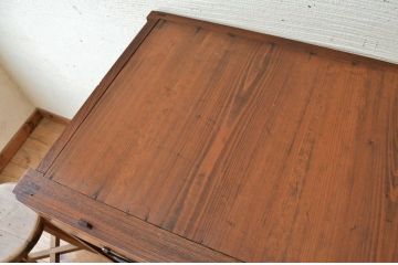 アンティーク家具　古民具　最高級欅材特別注文作り　前面総玉杢茶箪笥
