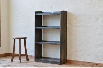 アンティーク家具　古い木のアンティーク本棚