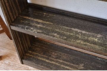 アンティーク家具　古い木のアンティーク本棚