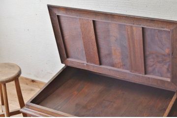 アンティーク家具　総栗材!大振りで上質な帳場机(ライティングビューロー)