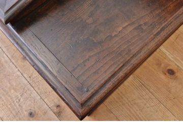 アンティーク家具　総栗材!大振りで上質な帳場机(ライティングビューロー)