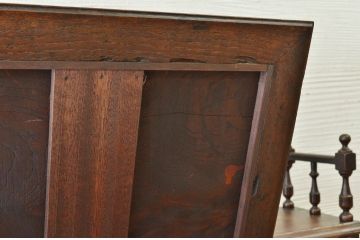 アンティーク家具　総栗材!大振りで上質な帳場机(ライティングビューロー)