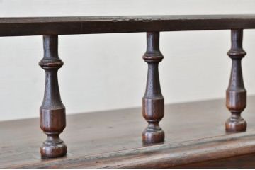 アンティーク家具　総栗材!大振りで上質な帳場机(ライティングビューロー)