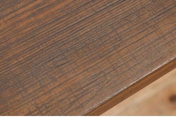 アンティーク家具　古い一枚板の鉄脚テーブル7　(机、作業台)