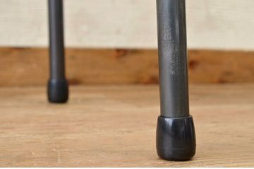 アンティーク家具　古い一枚板の鉄脚テーブル15　(机、作業台)