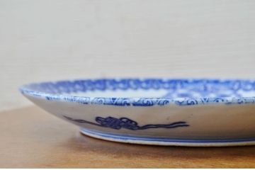 大正〜昭和初期　古い皿3枚セット　磁器
