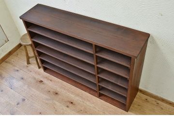 アンティーク家具　★古い木のアンティーク下駄箱(飾り棚)