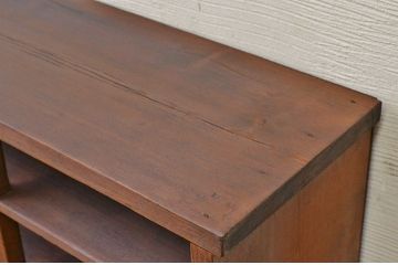 アンティーク家具　★古い木のアンティーク下駄箱(飾り棚)