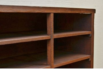 アンティーク家具　★古い木のアンティーク下駄箱(飾り棚)