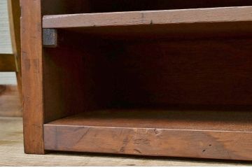 アンティーク家具　★古い木のアンティーク下駄箱(飾り棚)