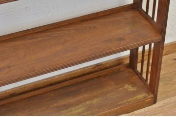 アンティーク家具　★古い木のアンティーク本棚(飾り棚)
