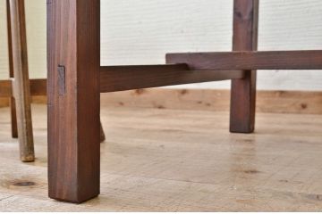 アンティーク家具　★古い木のアンティーク作業台(テーブル、机)
