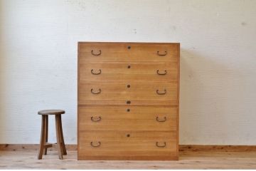 ☆極上美品!総桐二段重ね時代箪笥(桐箪笥、桐たんす)