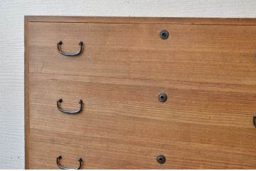☆極上美品!総桐二段重ね時代箪笥(桐箪笥、桐たんす)