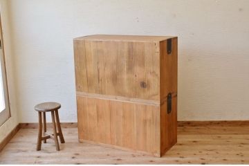 ☆極上美品!総桐二段重ね時代箪笥(桐箪笥、桐たんす)